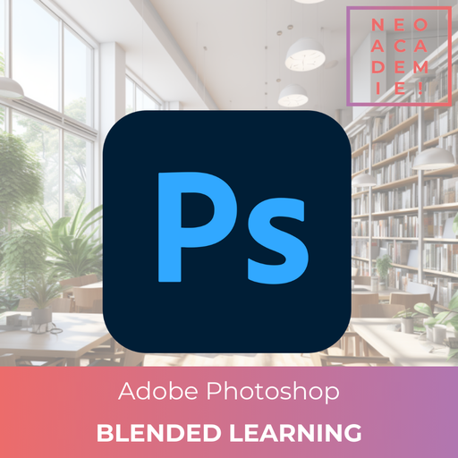 Adobe Photoshop - Préparation et certification TOSA - [BLENDED-LEARNING]